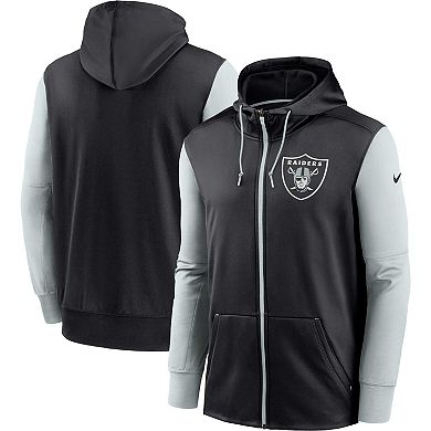 Men's Nike Black Las Vegas Raiders Performance Full-Zip Hoodie