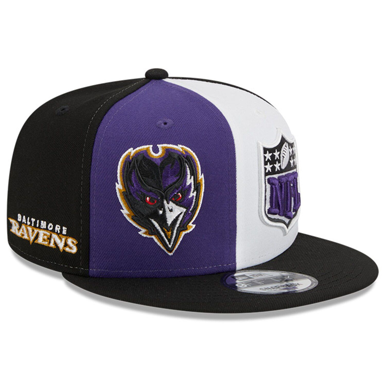 New Era Men's Baltimore Ravens 2023 NFL Draft 39THIRTY Stretch Fit Hat - S/M Each