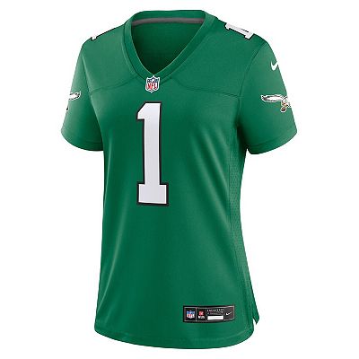 Women s Nike Jalen Hurts Kelly Green Philadelphia Eagles Alternate Game Player Jersey