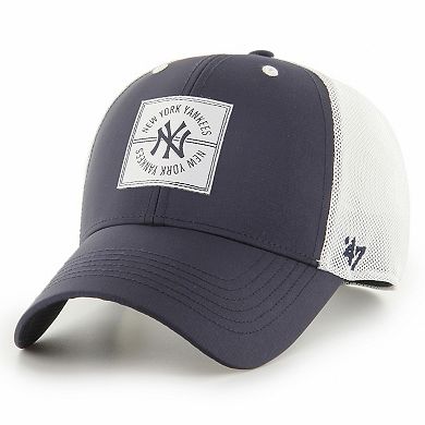 Men's '47 Navy New York Yankees Disburse MVP Trucker Adjustable Hat