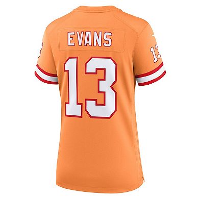 Women's Nike Mike Evans Orange Tampa Bay Buccaneers Throwback Game Jersey