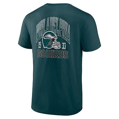 Men's Profile Midnight Green Philadelphia Eagles Big & Tall Two-Sided T-Shirt