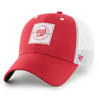 Men's '47 Red Washington Nationals Disburse MVP Trucker Adjustable Hat