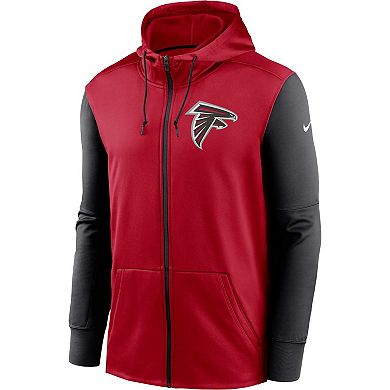 Men's Nike Red Atlanta Falcons Performance Full-Zip Hoodie