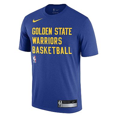 Men's Nike Royal Golden State Warriors 2023/24 Sideline Legend Performance Practice T-Shirt