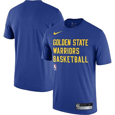 Men's Nike Royal Golden State Warriors 2023/24 Sideline Legend Performance Practice T-Shirt