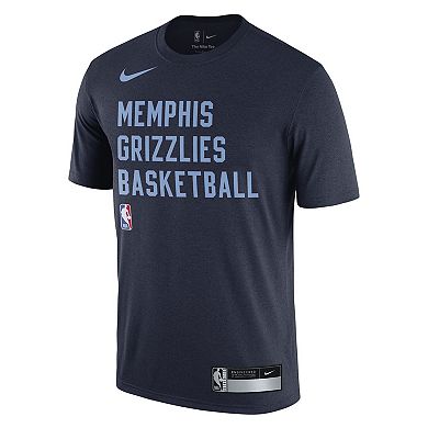 Men's Nike Navy Memphis Grizzlies 2023/24 Sideline Legend Performance Practice T-Shirt
