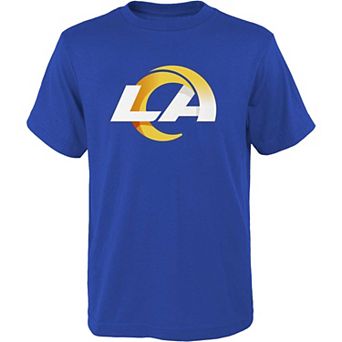 Youth Outerstuff Royal Los Angeles Rams Primary Logo T-Shirt