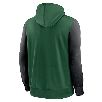 Men's Nike Green New York Jets Performance Full-Zip Hoodie