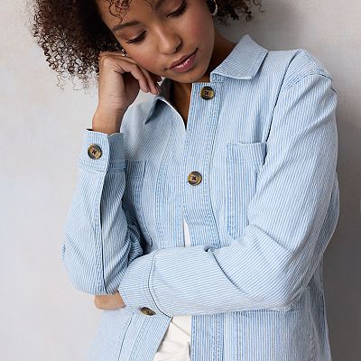 Kohls lauren conrad jean jacket best sale