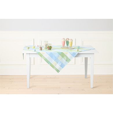 Celebrate Together Easter Plaid Jacquard Tablecloth