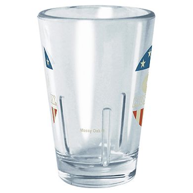 Mossy Oak Americana Round Badge 2-oz. Tritan Shot Glass