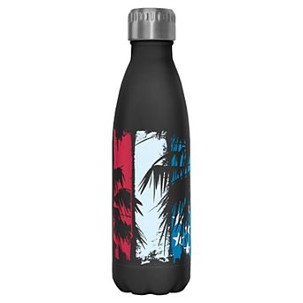 Palm Trees USA Flag Background 17 oz. Stainless Steel Bottle