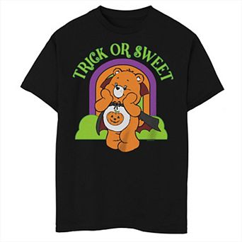 Boys 8-20 Husky Care Bears Halloween Trick-or-Sweet Vampire Costume Rainbow Husky Graphic Tee