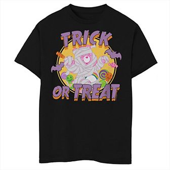 Boys 8-20 Husky Care Bears Halloween Cheer Trick-Or-Treat Mummy Costume Husky Graphic Tee