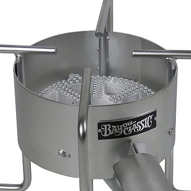 Bayou Classic 22" Stainless Banjo Cooker with Broad Flame for Outdoor Cooking