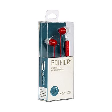 Edifier P210 In-ear Computer Headset with Mic for Mobile Headset - Red