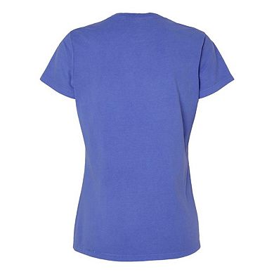 Comfortwash By Hanes Garment-dyed Women's V-neck T-shirt
