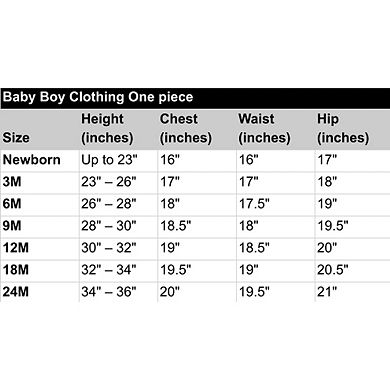 Code Five Infant Star Print Bodysuit