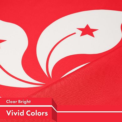 G128 Hong Kong 150D 3x5 Ft Printed Polyester Flag