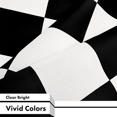 G128 Checkered Flag 150D 3x5 Ft Printed Polyester Flag