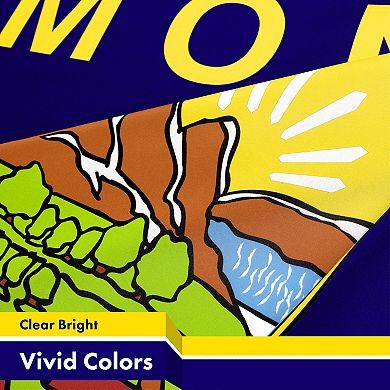 G128 Montana 150D 3x5 Ft Printed Polyester Flag