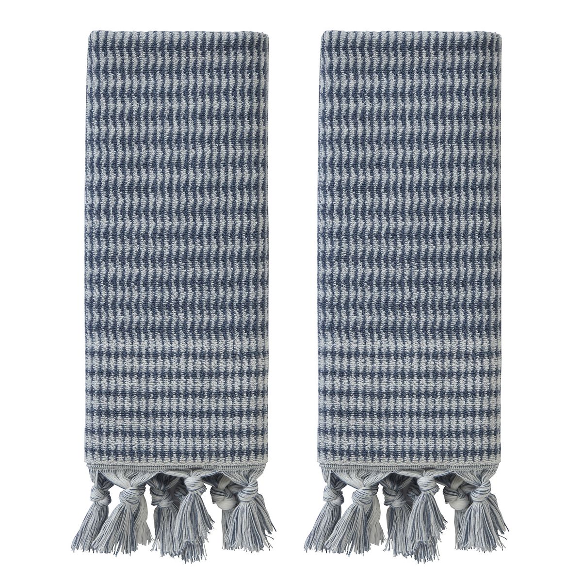 SKL Home Longborough Jacquard 2-Piece Hand Towel Set - Blue