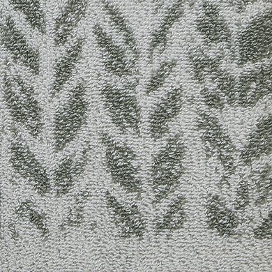 SKL Home Distressed Leaves Jacquard 2-Piece Hand Towel Set