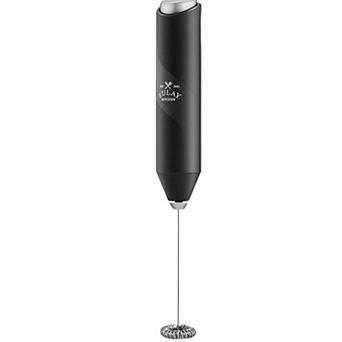 Zulay Kitchen Powerful Milk Frother Wand - FrothMate Mini Milk Frother Handheld Stainless Steel