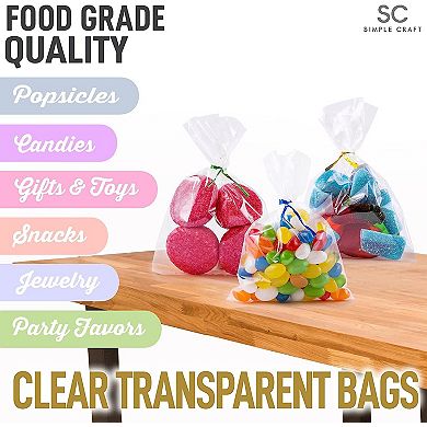 Plastic Candy Bags With Ties For Goodie Bags