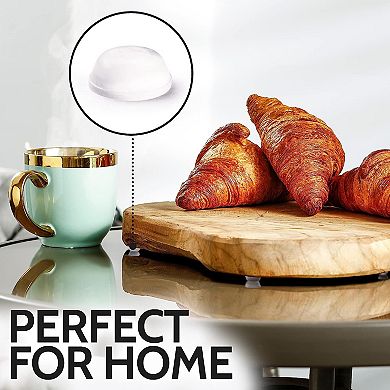 Zulay Kitchen Cabinet Stoppers Rubber Bumpers, 100 Pack