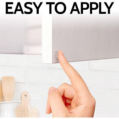 Zulay Kitchen Cabinet Stoppers Rubber Bumpers, 100 Pack