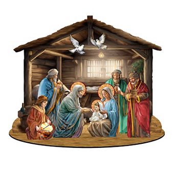 9" Nativity Scene Décorative Village by G. Debrekht - Nativity Holiday Décor