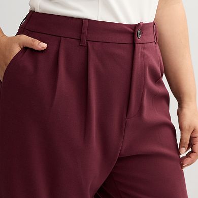 Juniors' Plus Size SO® Wide Leg Trousers