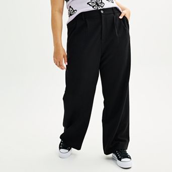 Juniors' Plus Size SO® Wide Leg Trousers