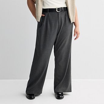 Juniors' Plus Size SO® Wide Leg Trousers