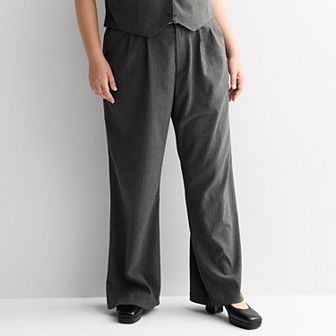 Juniors' Plus Size SO® Wide Leg Trousers