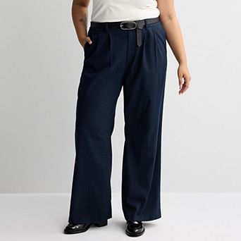 Juniors' Plus Size SO® Wide Leg Trousers
