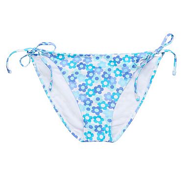 Juniors' Ninety-Nine Degrees Side-Tie Hipster Swim Bottoms