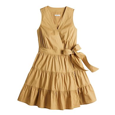 Women's Nine West Tiered Wrap Dress