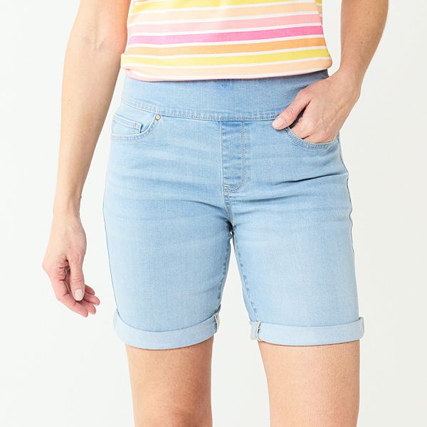 Women's Croft & Barrow® Pull-On Jean Shorts