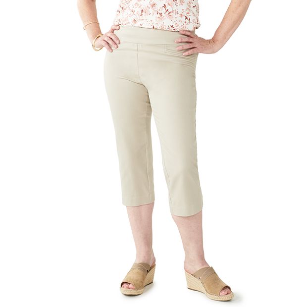 Petite Croft & Barrow® Effortless Stretch Capri Pants