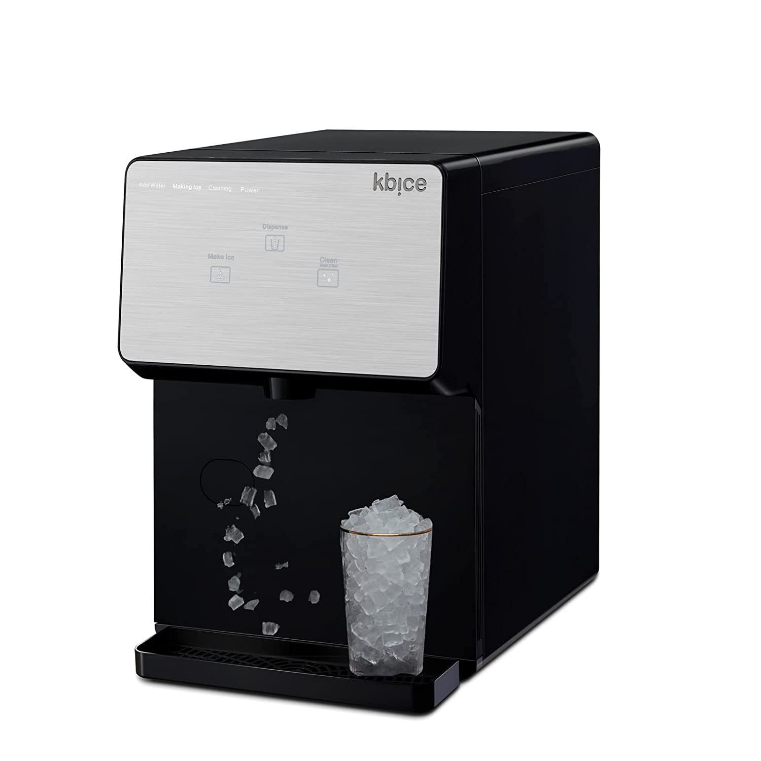 27-Lb. Portable Ice Maker in White - Magic Chef MCIM22W