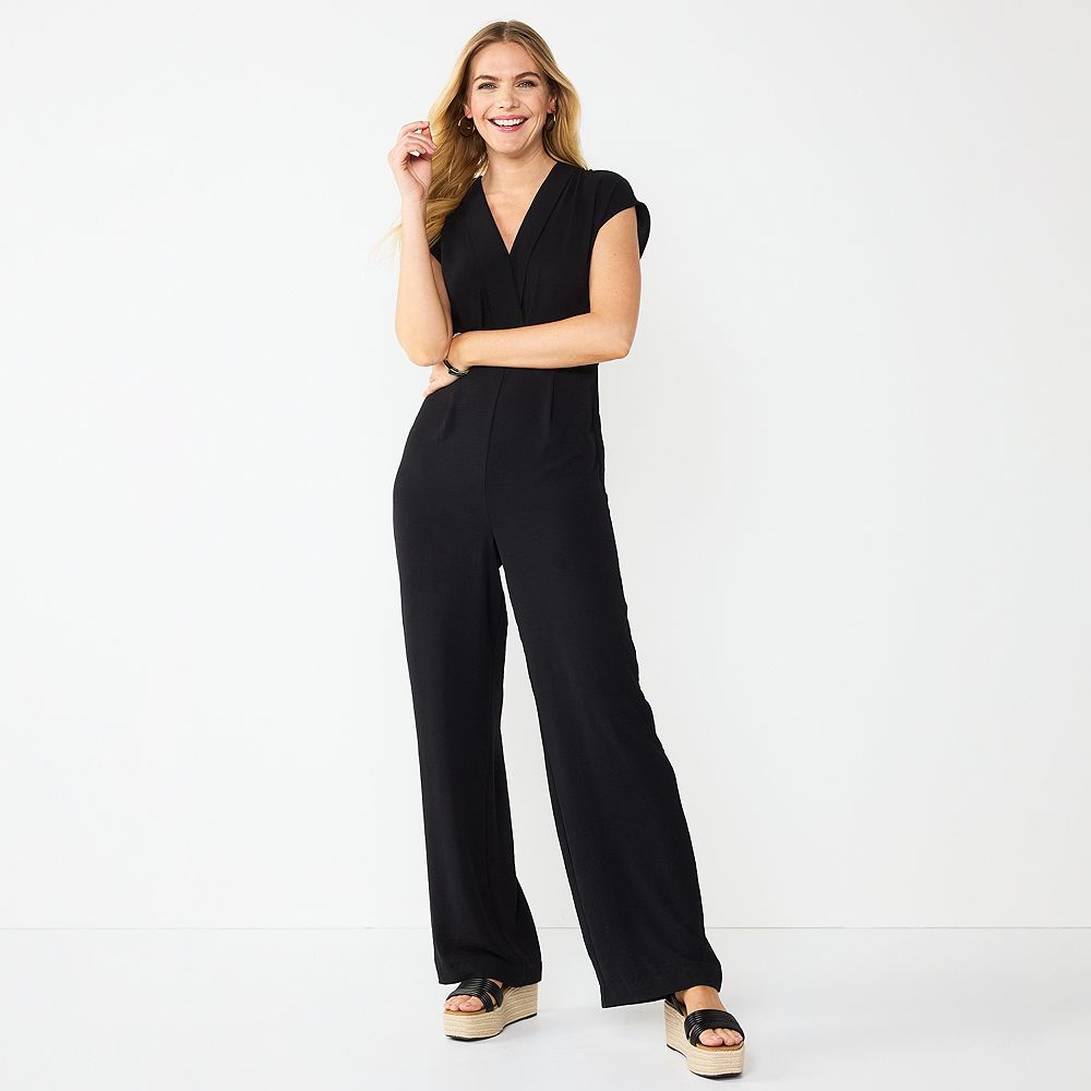 Women's Nine West V-Neck Dolman Sleeve Jumpsuit Women's Nine West V-Neck Dolman Sleeve Jumpsuit