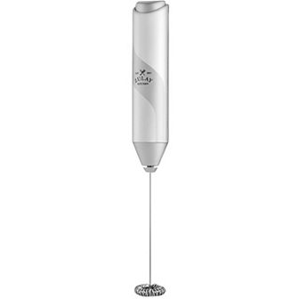 Zulay Kitchen Powerful Milk Frother Wand - FrothMate Mini Milk Frother Handheld Stainless Steel
