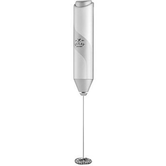 Zulay Kitchen Powerful Milk Frother Wand - FrothMate Mini Milk Frother Handheld Stainless Steel