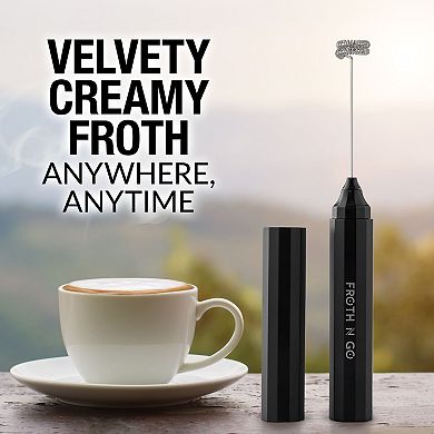 Zulay Kitchen Froth N Go Rechargeable Milk Frother