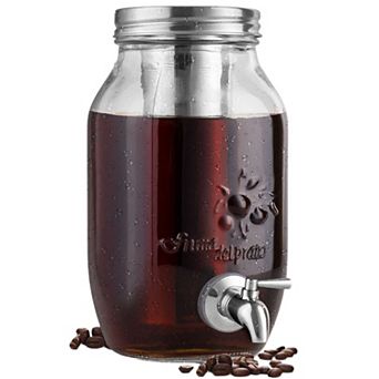 Zulay Kitchen 1.5 Liter Cold Brew Coffee Maker with Stainless Steel Mesh Filter