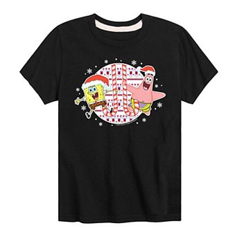 Boys 8-20 Nickelodeon Spongebob Squarepants Candy Cane Graphic Tee