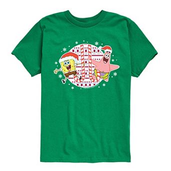Boys 8-20 Nickelodeon Spongebob Squarepants Candy Cane Graphic Tee